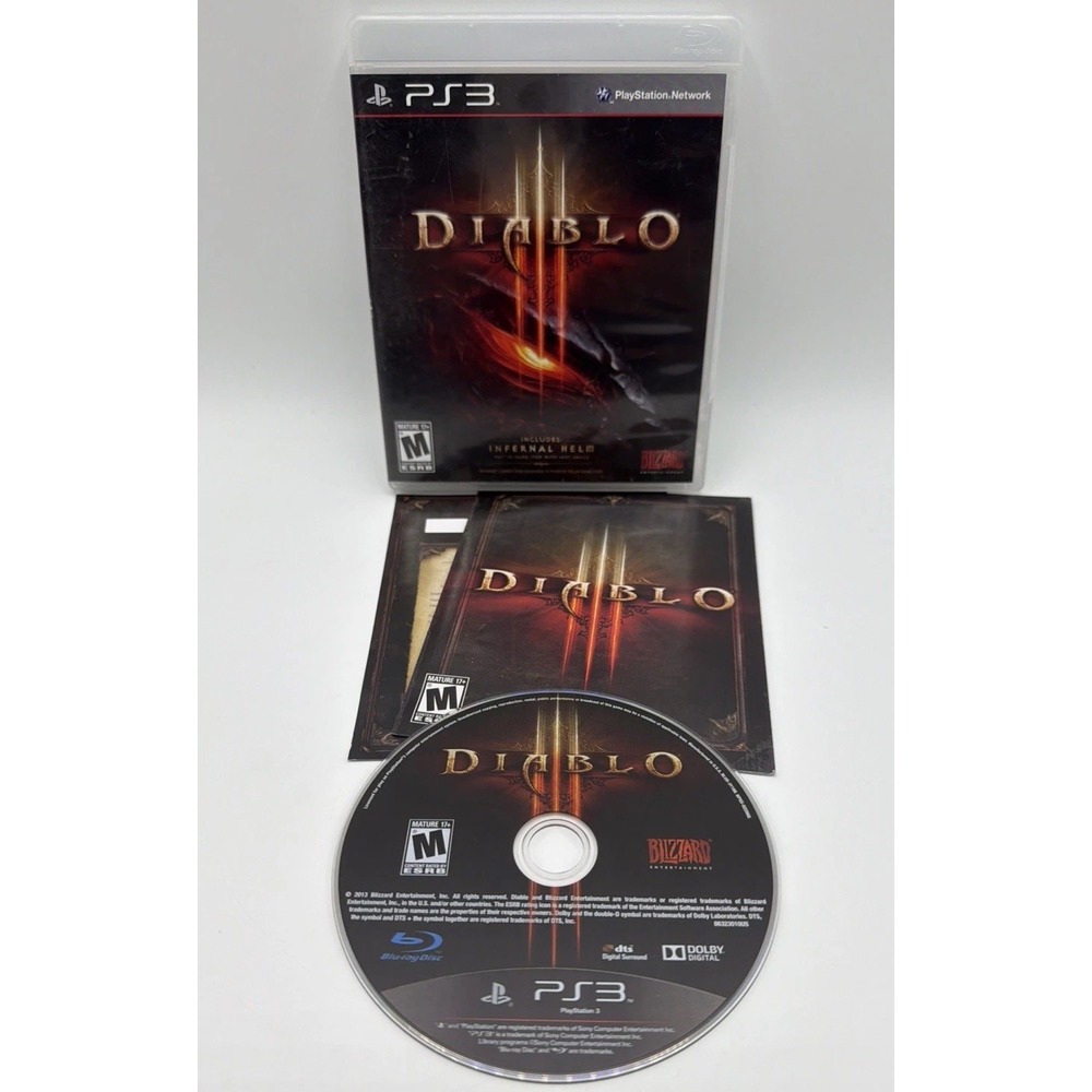 Diablo III 3 - PlayStation 3 - Complete In Box - Excellent Condition